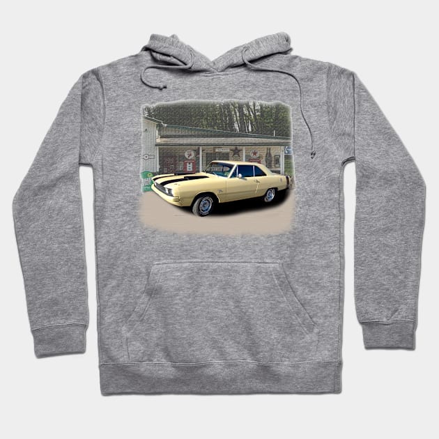 1972  Dart Swinger in our filling station series Hoodie by Permages LLC